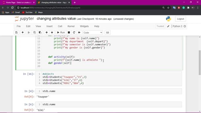 Classes and objects in python(PART-2)Hindi/Urdu-getter and setter in python|changing attribute valu смотреть онлайн
