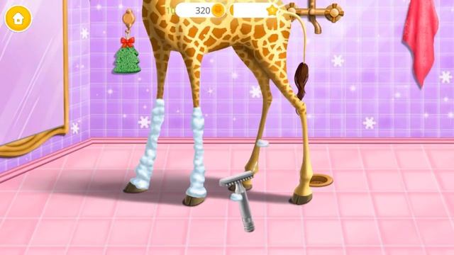 Fun Animals Care Makeover Kids Games for Girls Christmas Hair Salon Makeup Gameplay for Baby смотреть онлайн