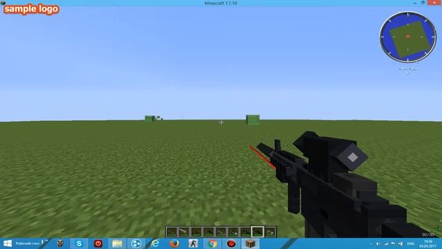 Майнкрафт обзоры модов #12 (TechGuns) Оружие!!!!!! смотреть онлайн