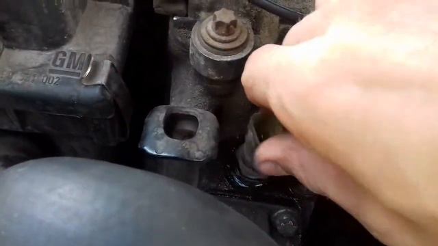 Замена датчика температуры охлаждающей жидкости Opel Astra/Zafira/Vektra 1.7/2.0/2.2 Dti