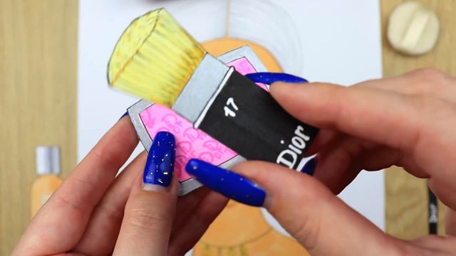 ASMR Makeup for Girl with PAPER cosmetics DIOR 💄 100% Sleep смотреть онлайн
