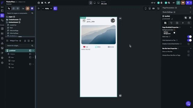 @FlutterFlow Building a Social Media Post Detail Page - Flutterflow Tutorials смотреть онлайн