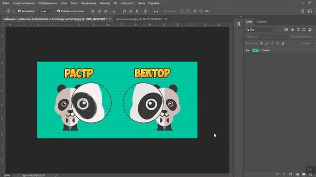 Начало работы в Photoshop и виды компьютерной графики смотреть онлайн