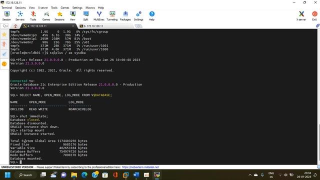 Oracle21c Basic Monitoring ASM смотреть онлайн