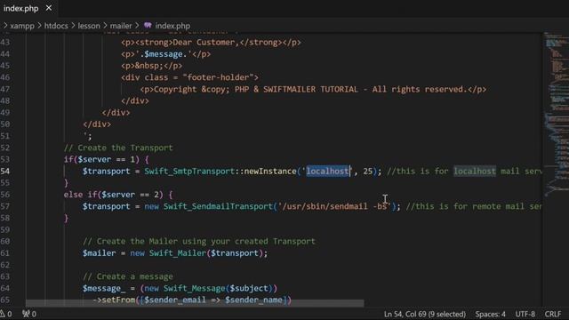 Send Mail Using PHP and Swiftmailer (Remote Server & Localhost) смотреть онлайн