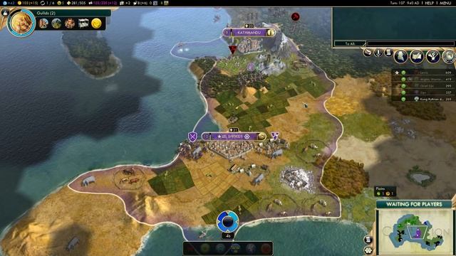 Civ 5 Multiplayer Challenge Part 7: Stealing The Wheel смотреть онлайн