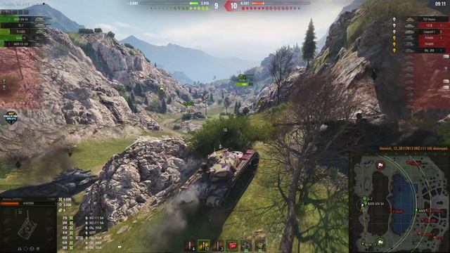 T110E5: Pro player on Lakeville - World of Tanks смотреть онлайн