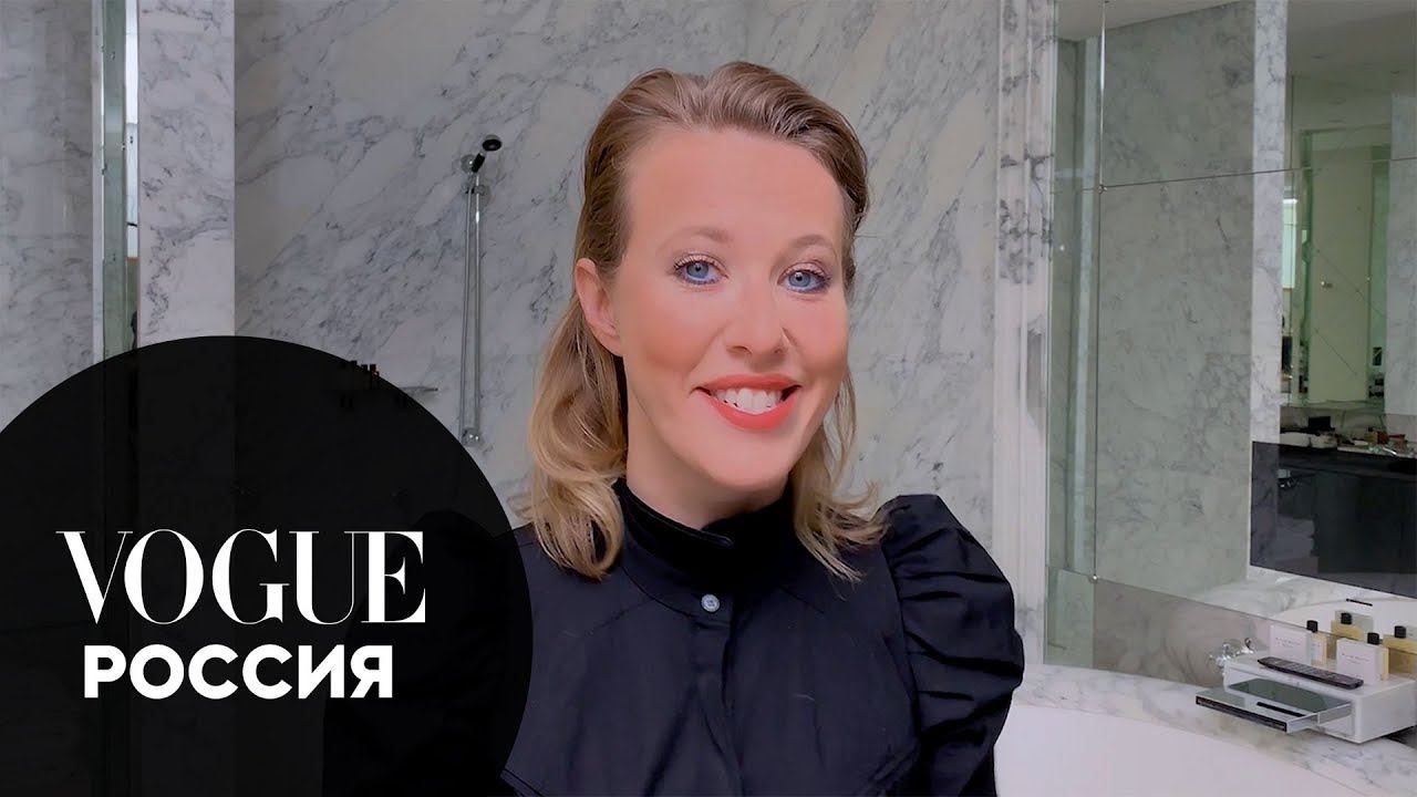 Секреты красоты: Ксения Собчак показывает, как сделать макияж для голубых глаз смотреть онлайн