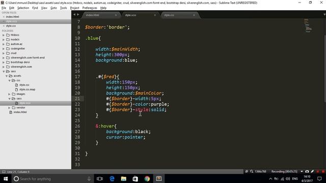 Sass- partials, interpolation #6 смотреть онлайн