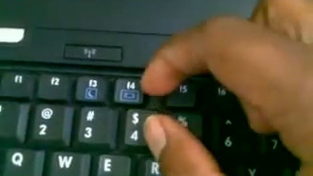 HP Compaq nx6110 partial disassembly смотреть онлайн