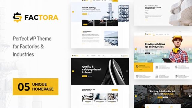 Factora - Factory, Industry Business WordPress Theme | Themeforest Website Templates and Themes смотреть онлайн