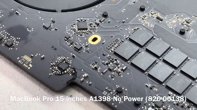 MacBook Pro 15 inches A1398 (820-00138) No Power Repairs смотреть онлайн