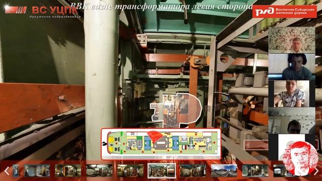 Расположение оборудования на электровозе ВЛ80р в кузове смотреть онлайн