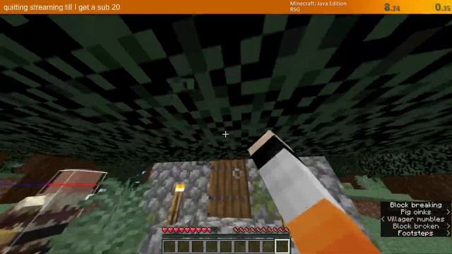 Top 100 SSG for 100 subs lol (Minecraft Set Seed Glitchless Speedrun PB) смотреть онлайн
