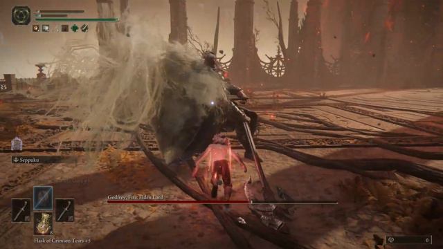 Elden Ring - Godfrey, The First Elden Lord/ Hoarah Loux - Lvl 1 (Solo, No Damage) смотреть онлайн