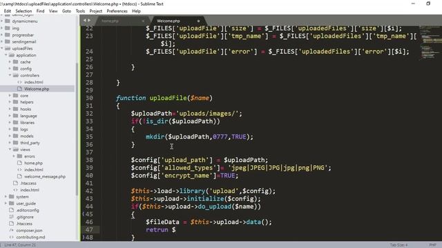 Multiple File Upload example in Codeigniter смотреть онлайн