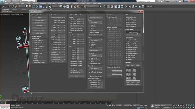 Как сделать черепицу в 3dsMax