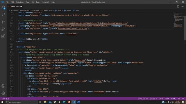 BOOTSTRAP #4 FONTAWESOME PADA BOOTSTRAP смотреть онлайн