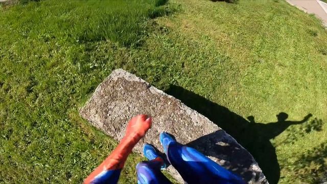 TOP 4 Spider-Man Parkour POV VS Fitness Girls| Spider-Man Parkour In Real Life