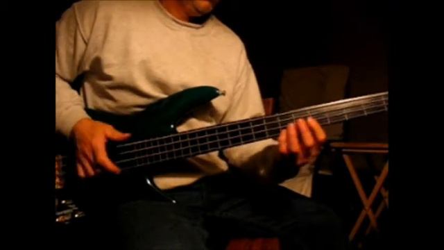 Ibanez sr1200 fretless bass, clickity clack, don't look back смотреть онлайн