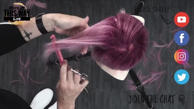 Long Bob with Bangs! | Dry Haircut Tutorial смотреть онлайн