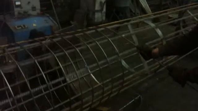 Изготовление пространственного каркаса буронабивной сваи смотреть онлайн