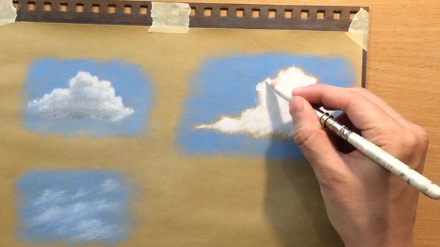 How to Draw Clouds and the Sky - Landscape in Colored Pencil смотреть онлайн