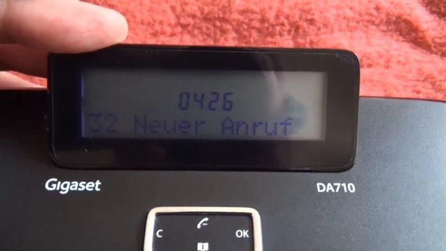 Telefon  Gigaset DA710  Schnurgebundenes Analog