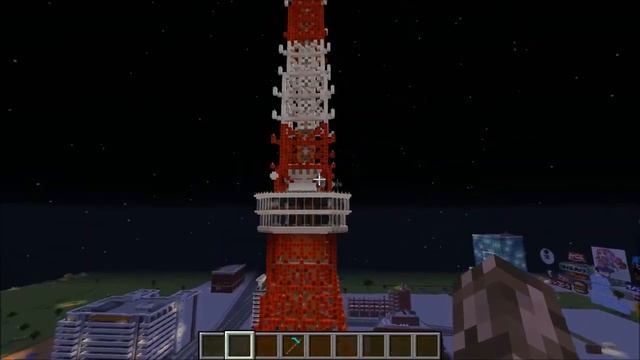 Tokyo Tower Build In Minecraft !