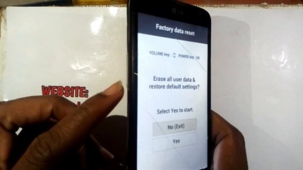 Factory Reset LG CE 0168 Phone Lock(pattern, lock code).