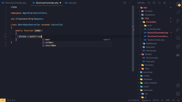 Create Your Own Url Shortener With Laravel 8 - Final Part - Display All User Links смотреть онлайн