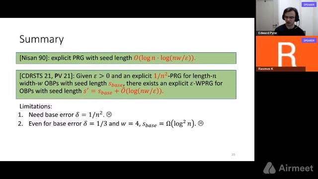 Pseudorandomness for Unbounded-Width Branching Programs смотреть онлайн