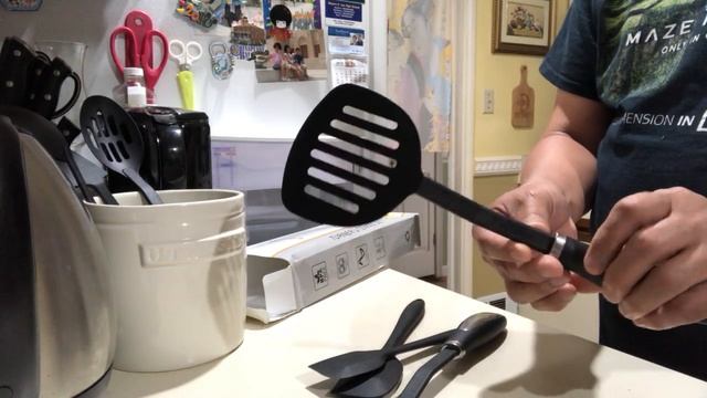 Nylon 7 pieces kitchen cooking utensil set смотреть онлайн