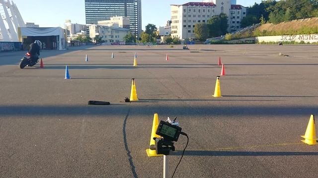 #2020MotoGymkhad_ST2 Максим Павлютин, Kharkiv, Yamaha MT-07, 35,76s смотреть онлайн