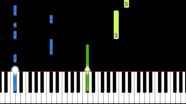 Be quiet! Roblox DOORS Animation EASY Piano Tutorial смотреть онлайн