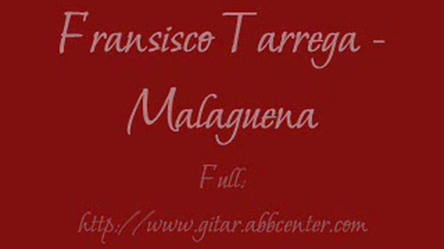 Fransisco Tarrega - Malaguena, GP tab смотреть онлайн