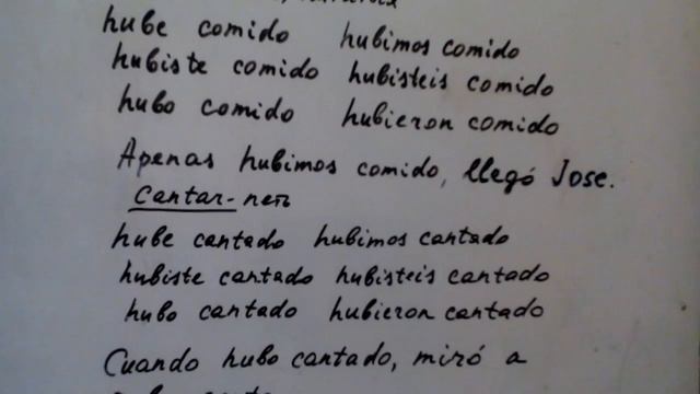 Испанский язык.Preterito anterior смотреть онлайн
