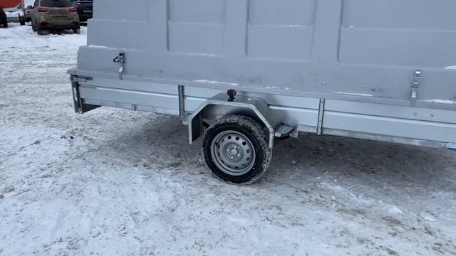 Прицеп для двух снегоходов ЛАВ 81012С смотреть онлайн