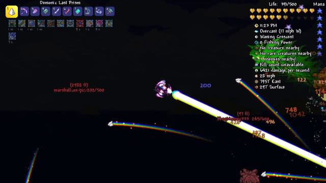 [PC] Terraria 1.3 Expert Mode Boss Rush Back-to-back: All main bosses up to Moon Lord смотреть онлайн