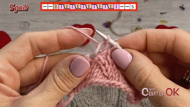Как вязать спицами /ОЧЕНЬ КРАСИВЫЙ УЗОР ЛОЖНАЯ КОСА/How to knit/ VERY BEAUTIFUL PATTERN FALSE BRAID смотреть онлайн