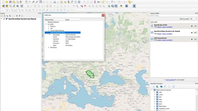 OSMInfo - get OpenStreetMap data in a click (update for QGIS3) смотреть онлайн
