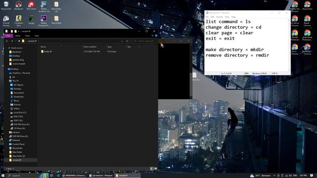 Tutorial Program Git Bash For Windows Membuat File dan Folder #ForEndPart1 смотреть онлайн