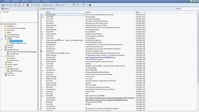 Saving GroupWise Emails in OneNote смотреть онлайн