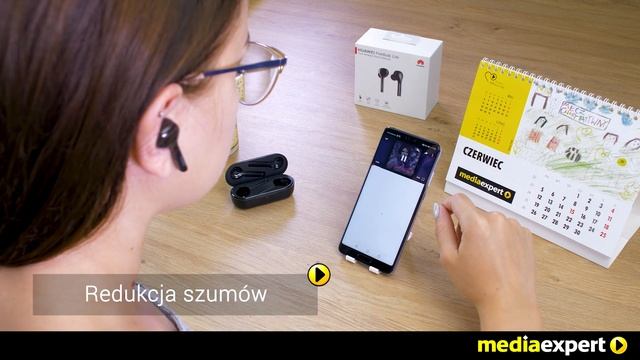 Słuchawki dokanałowe HUAWEI FreeBuds Lite Czarne смотреть онлайн