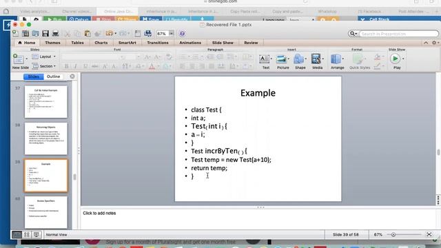 Returning Object - Java Class смотреть онлайн