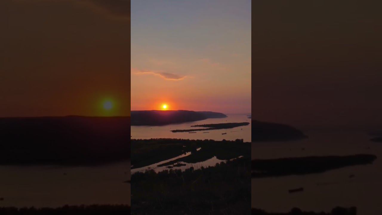 Закат, таймлапс. Красная Глинка, Самарская область смотреть онлайн