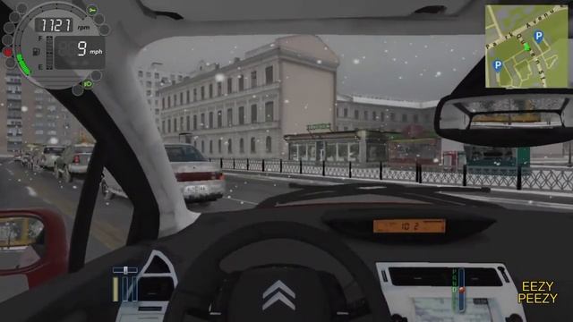 Citroen C4 City Car Driving Gameplay Snowy Drive |EEZY PEEZY| смотреть онлайн