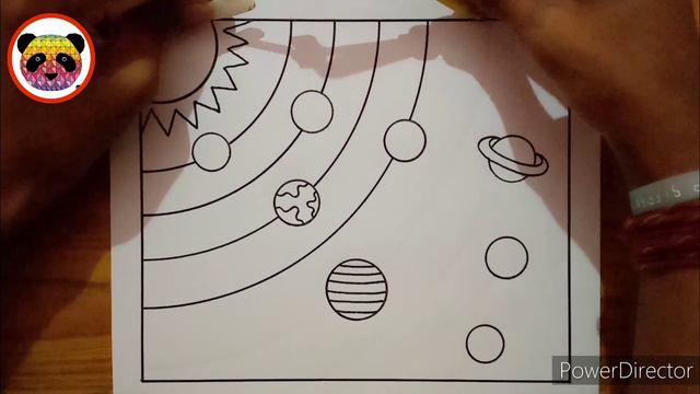Solar System Drawing / How to Draw Solar System / Solar System Diagram Drawing / Solar System смотреть онлайн