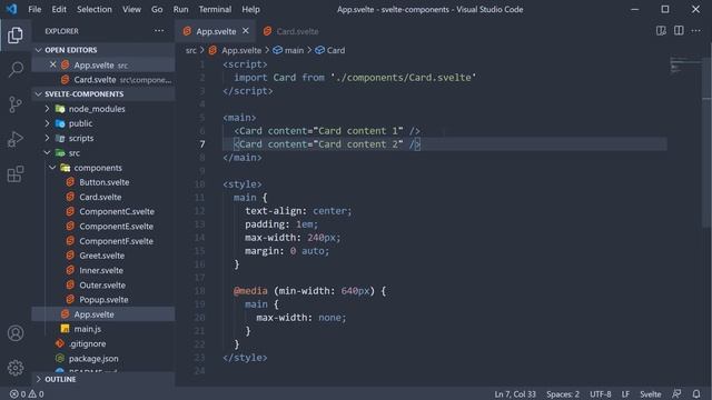 Svelte Tutorial - 22 - Slots смотреть онлайн