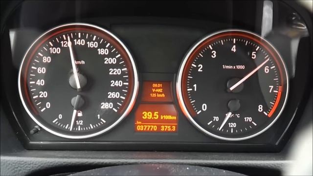 BMW E92 325i Acceleration 0-200 Km/h